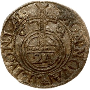 Livonia Swedish Poltorak 1669 Riga