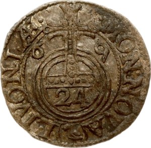 Livonia Swedish Poltorak 1669 Riga