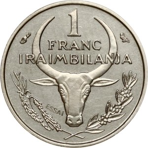 Madagascar 1 Franc 1965 Essai