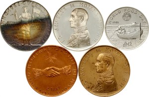 Malta Order 2 Tarì - 2 Pounds 1968-1981 Lot of 5 coins