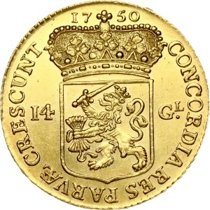 Netherlands Utrecht 14 Gulden 1750