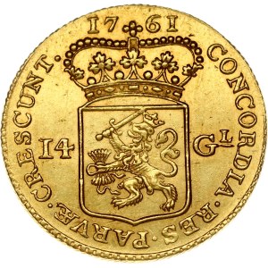 Netherlands Holland 14 Gulden 1761