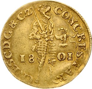 Netherlands Batavian Republic Gelderland Ducat 1801