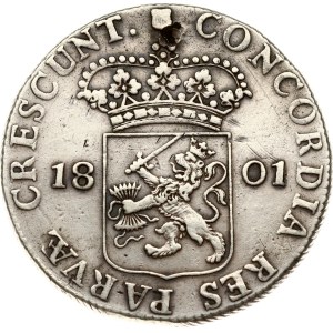 Netherlands Batavian Republic Utrecht Silver Ducat 1801