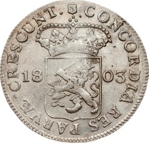 Netherlands Batavian Republic Utrecht Silver Ducat 1803