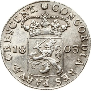 Netherlands Batavian Republic Utrecht Silver Ducat 1803