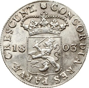 Netherlands Batavian Republic Utrecht Silver Ducat 1803