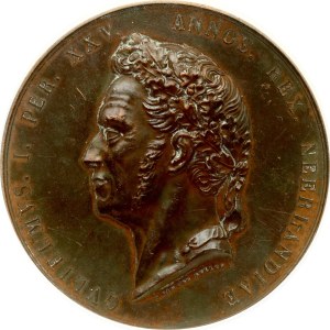 Netherlands Medal 1838 Reign NGC MS 61 BN