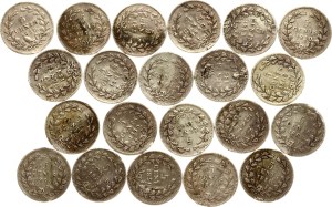 Netherlands 5 Cents 1850-1869 Lot of 21 coins
