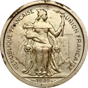 New Caledonia 2 Francs 1949 Essai