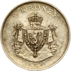 Norway 2 Kroner 1907 Independence