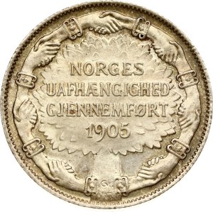 Norway 2 Kroner 1907 Independence