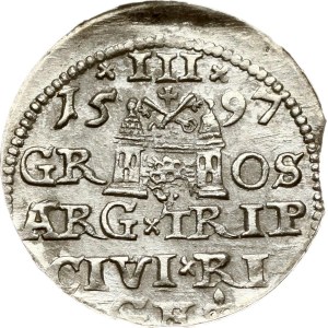 Poland Trojak 1597 Riga
