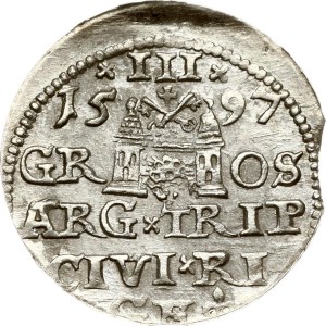 Poland Trojak 1597 Riga