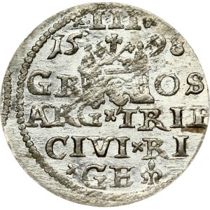 Poland Trojak 1598 Riga