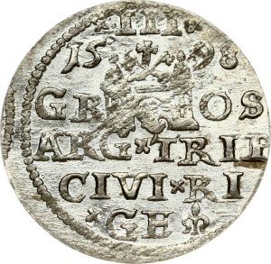 Poland Trojak 1598 Riga