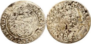 Poland Szostak 1662 AT & 1664 AT Lot of 2 coins