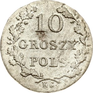 Polish Uprising 10 Groszy 1831 KG (R)