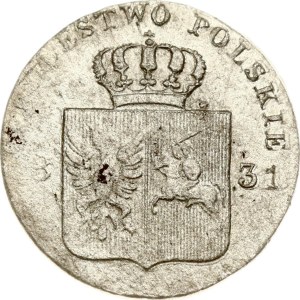 Polish Uprising 10 Groszy 1831 KG (R)