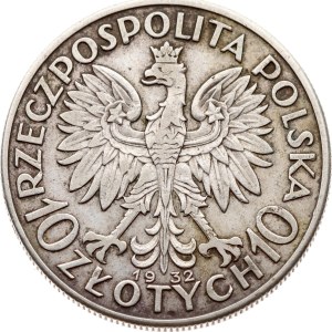 Poland 10 Zlotych 1932 (L)