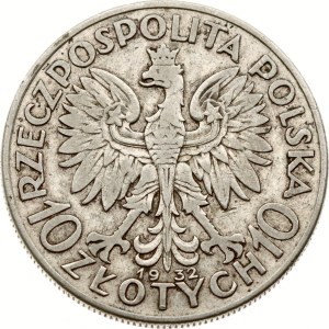 Poland 10 Zlotych 1932 (L)