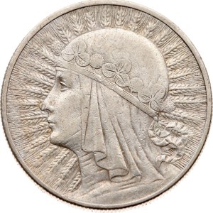Poland 10 Zlotych 1932 (L)