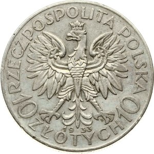 Poland 10 Zlotych 1933 MW