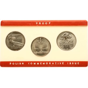 Poland 10 Zlotych 1965 Commemorative issue Lot of 3 coins