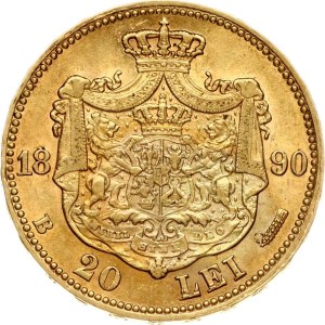 Romania 20 Lei 1890 B