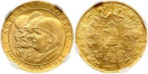 Romania 20 Lei 1944 Romanian Kings NGC MS 64