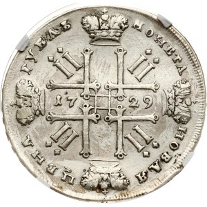 Russia Rouble 1729 NGC XF DETAILS