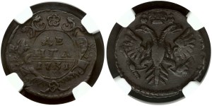 Russia Denga 1731 NGC XF 40 BN