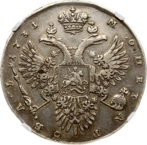 Russia Rouble 1731 NGC XF 40