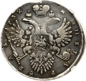 Russia Rouble 1732 NGC XF DETAILS