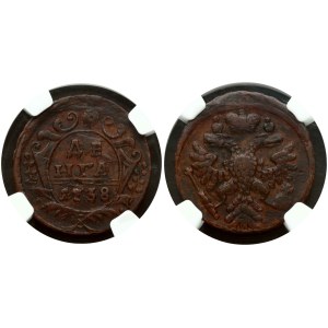 Russia Denga 1738 NGC XF 40 BN