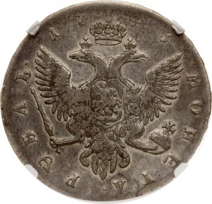 Russia Rouble 1743 СПБ NGC VF 25