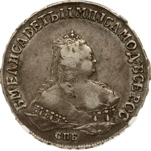 Russia Rouble 1749 СПБ NGC VF 35