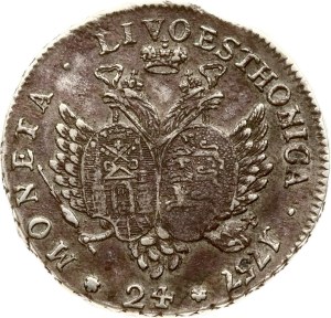 Russia For Livonia 24 Kopecks 1757