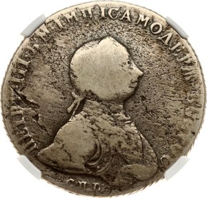 Russia Rouble 1762 СПБ-НК NGC GOOD DETAILS