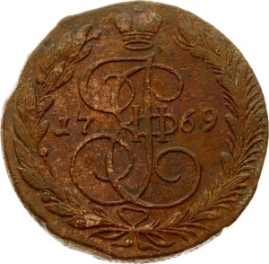 Russia 5 Kopecks 1769 ЕМ