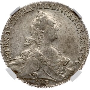 Russia Rouble 1775 СПБ-ЯЧ NGC XF 45