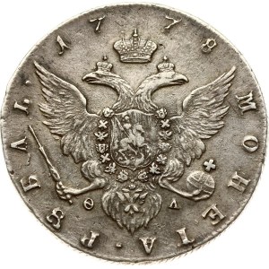 Russia Rouble 1778 СПБ-ФЛ