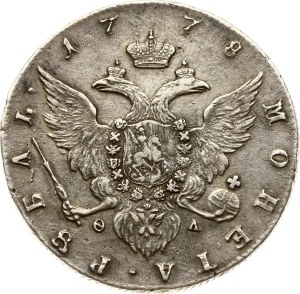 Russia Rouble 1778 СПБ-ФЛ