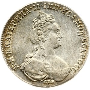 Russia Rouble 1780 СПБ-ИЗ PCGS AU 58