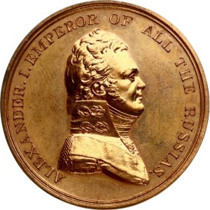 One-side Medal with Emperor Alexander I