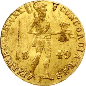 Imitation of Netherlands Ducat dated 1849