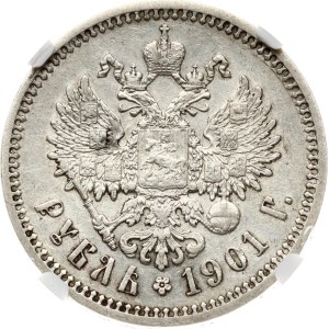 Russia Rouble 1901 AP NGC XF Details