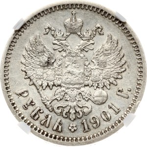 Russia Rouble 1901 AP NGC XF Details