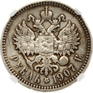 Russia Rouble 1907 ЭБ NGC VF DETAILS
