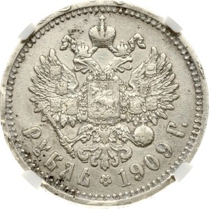 Russia Rouble 1909 ЭБ (R) NGC XF DETAILS